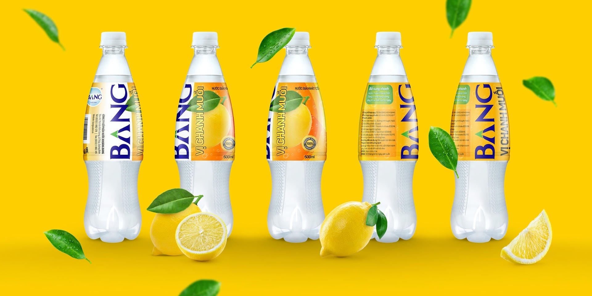Bang vietnam modern label packaging packaging design agency vietnam label design agency vietnam freshbrand agency bang beverage industry label lemon 1