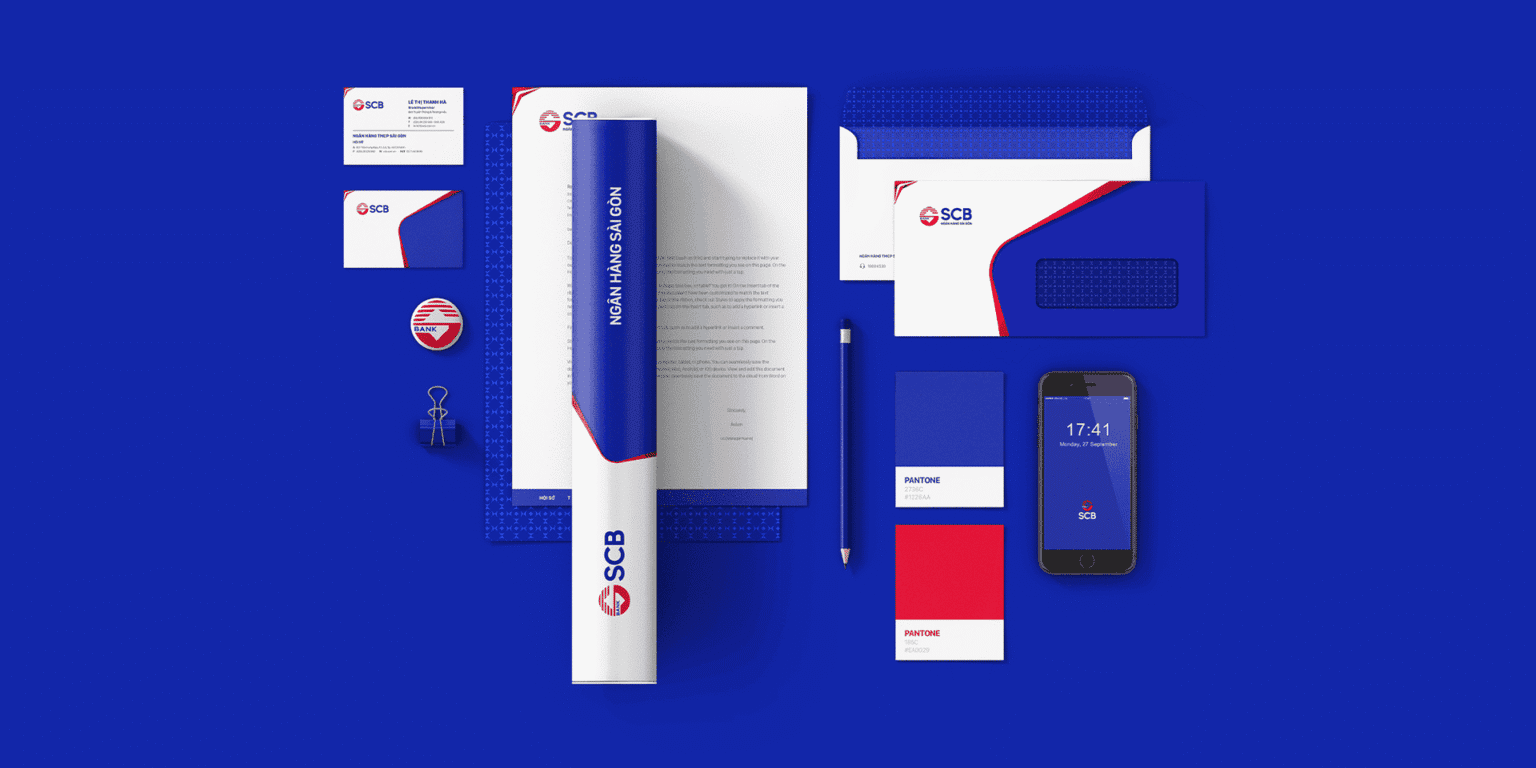 SCB office stationery set