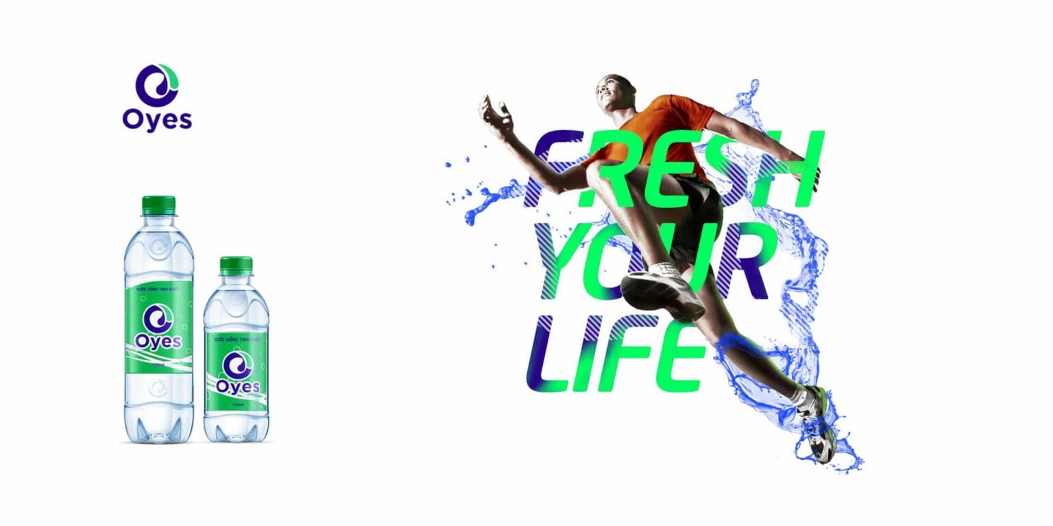 Oyes water packaging
