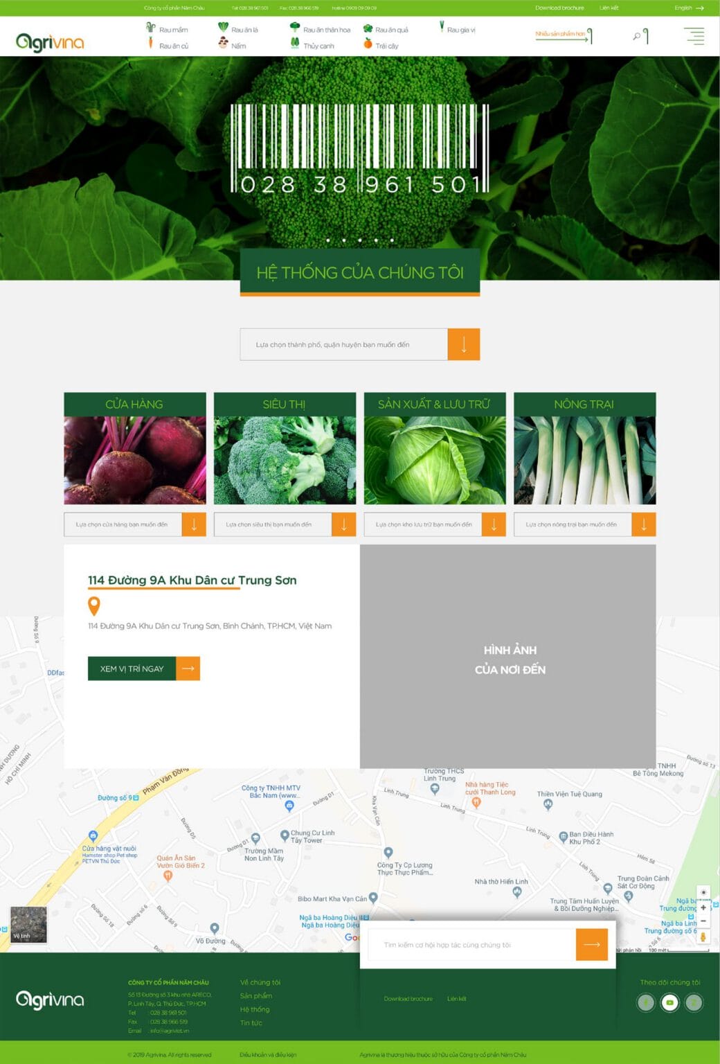 Agrivina website