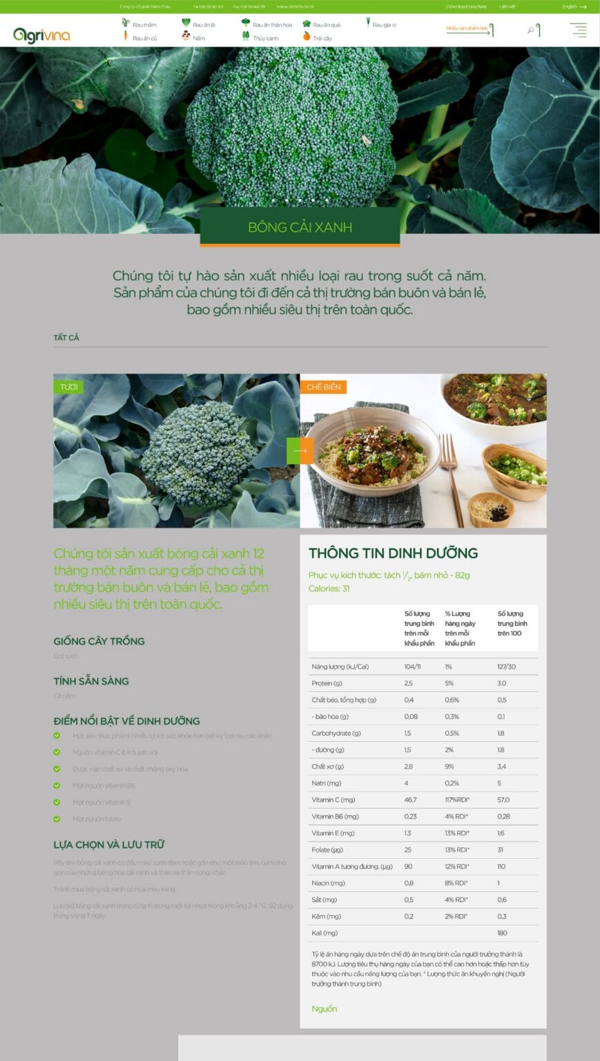 Agrivina website
