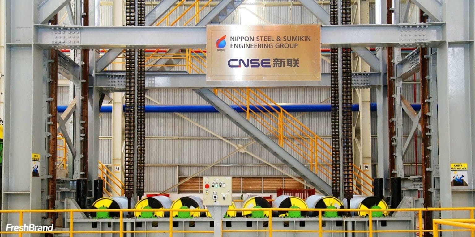Nippon Steel & Sumikin Engineering equipment in the factory