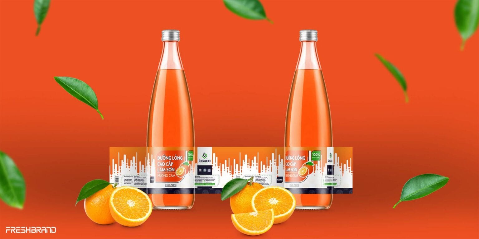 Lasuco liquid sugar, orange