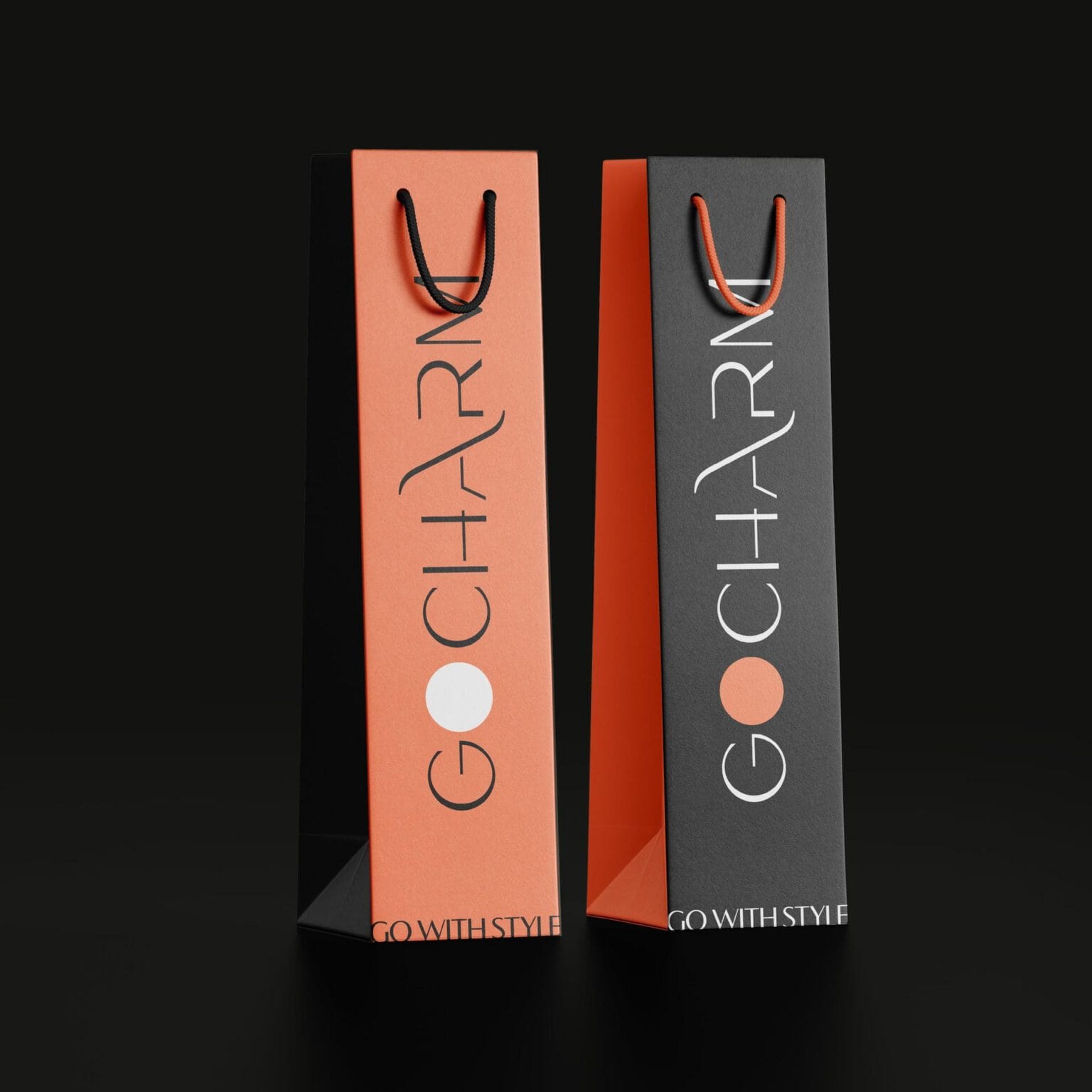 GOCHARM brand identity
