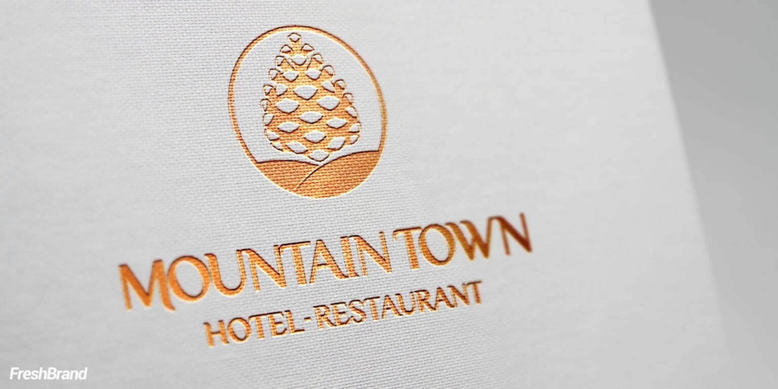Mountain Town Hotel brand identity