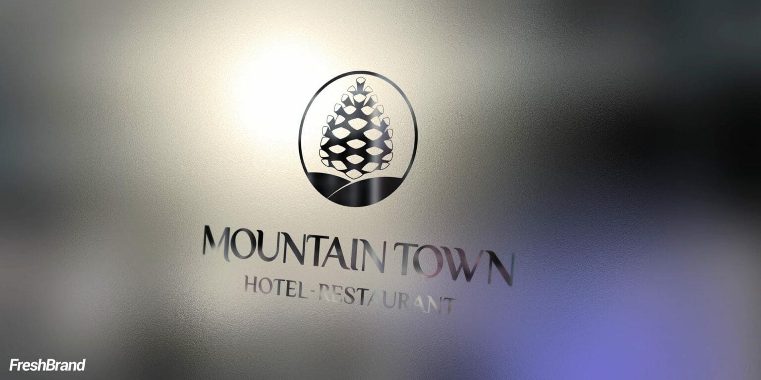 Mountain Town Hotel brand identity