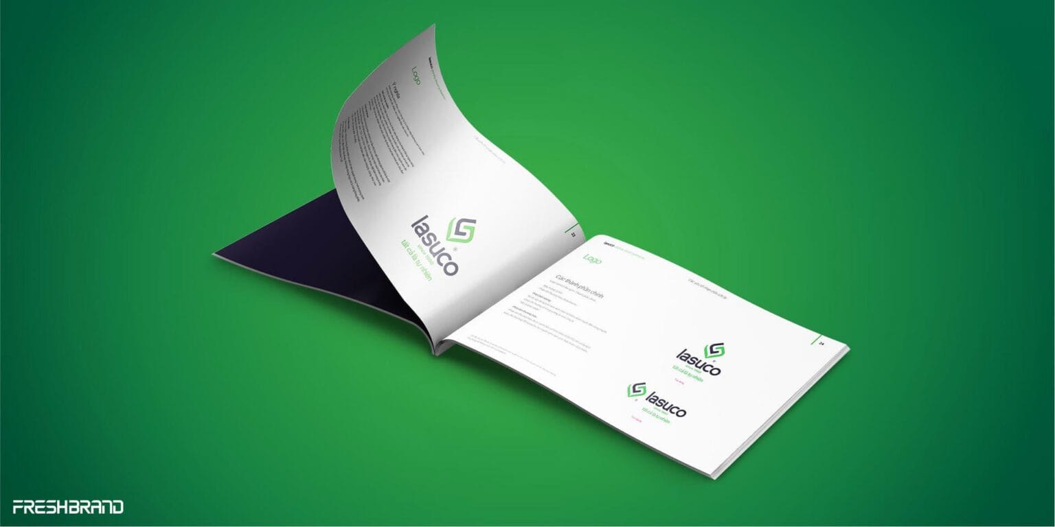Lasuco Brand Guidelines, logo page
