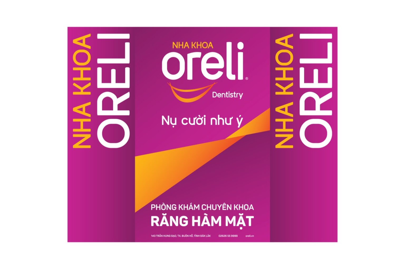 The Oreli Dental Clinic sign