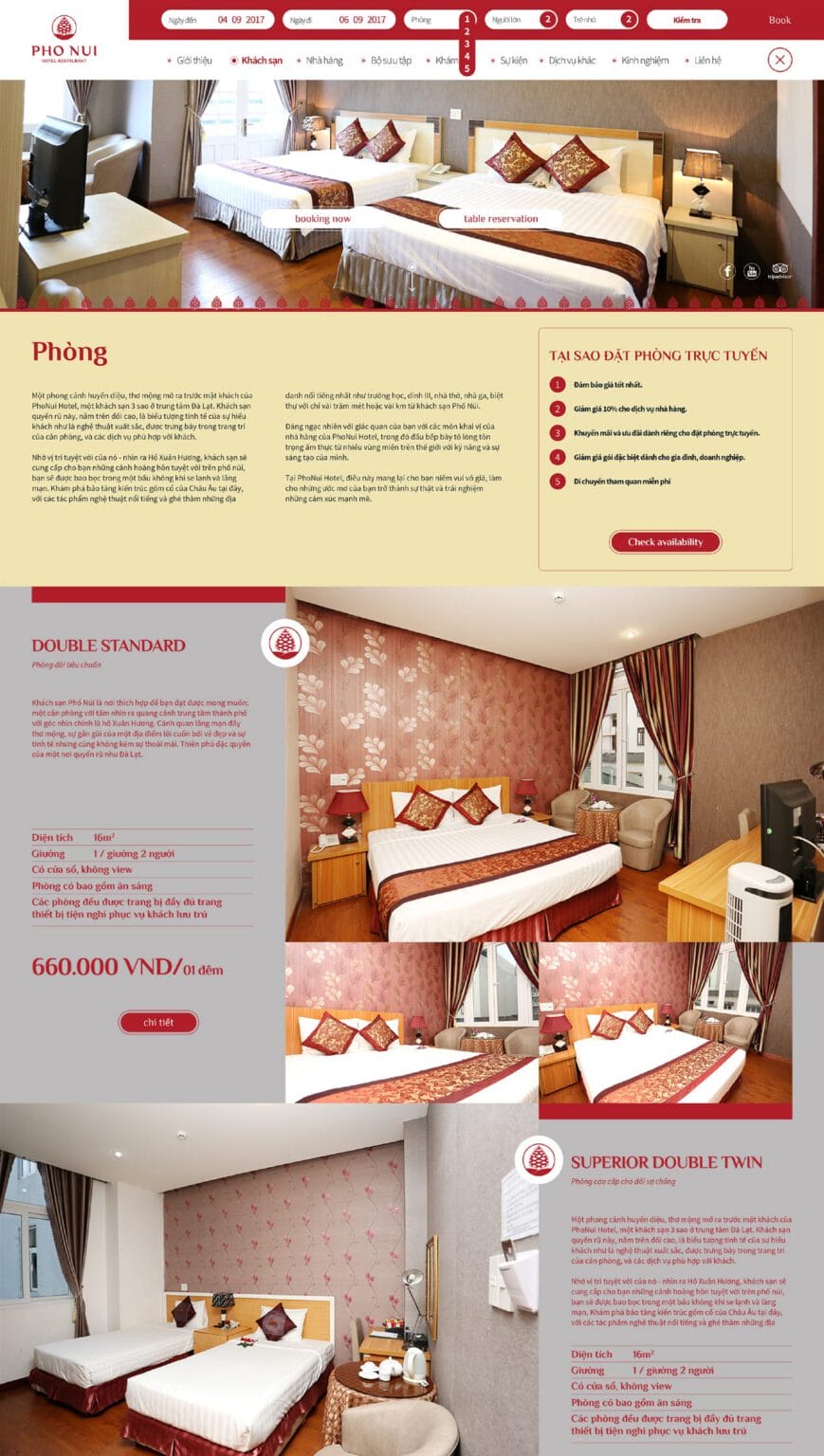 Mountain Town Hotel website