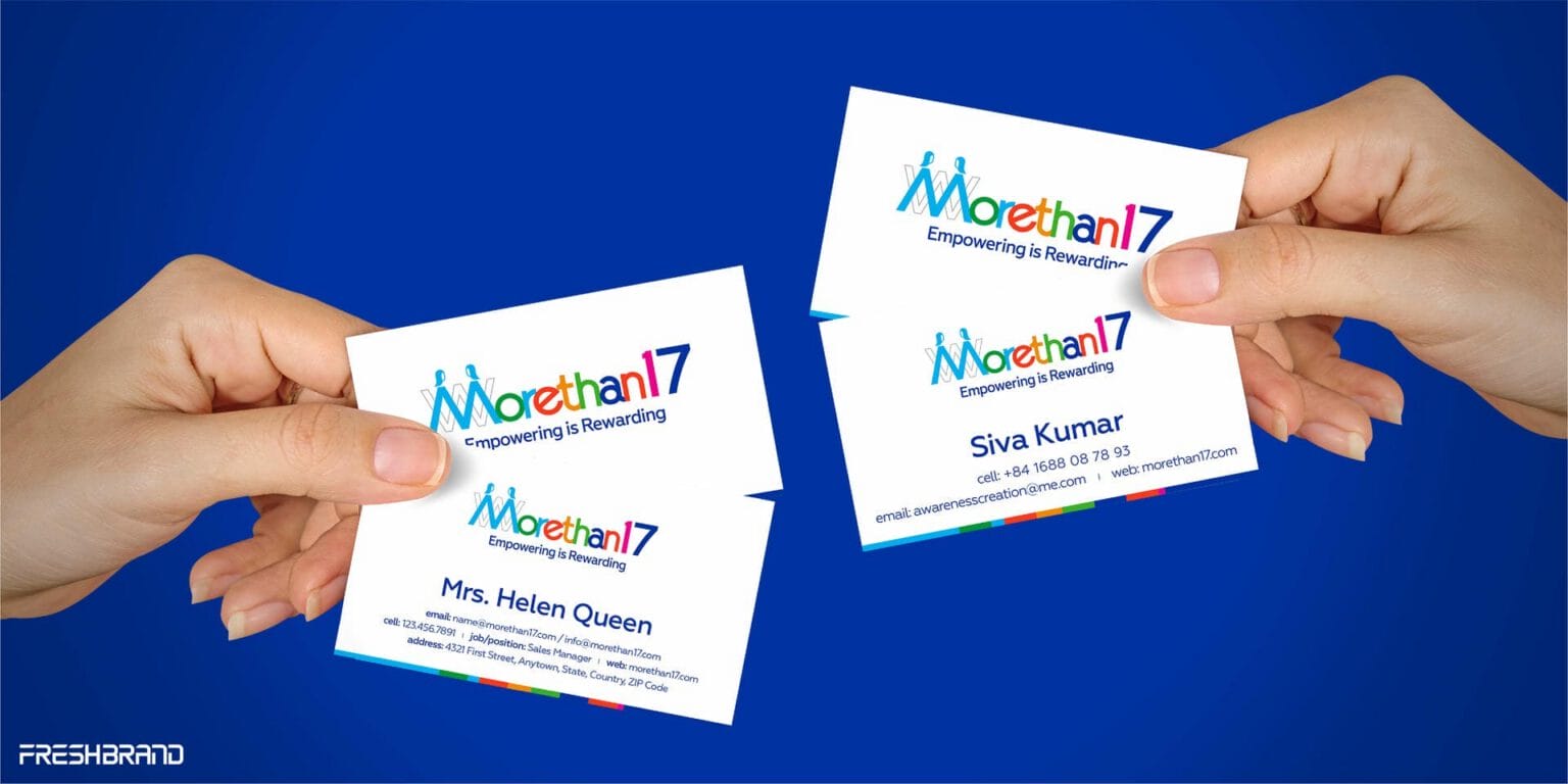 Morethan17 brand identity