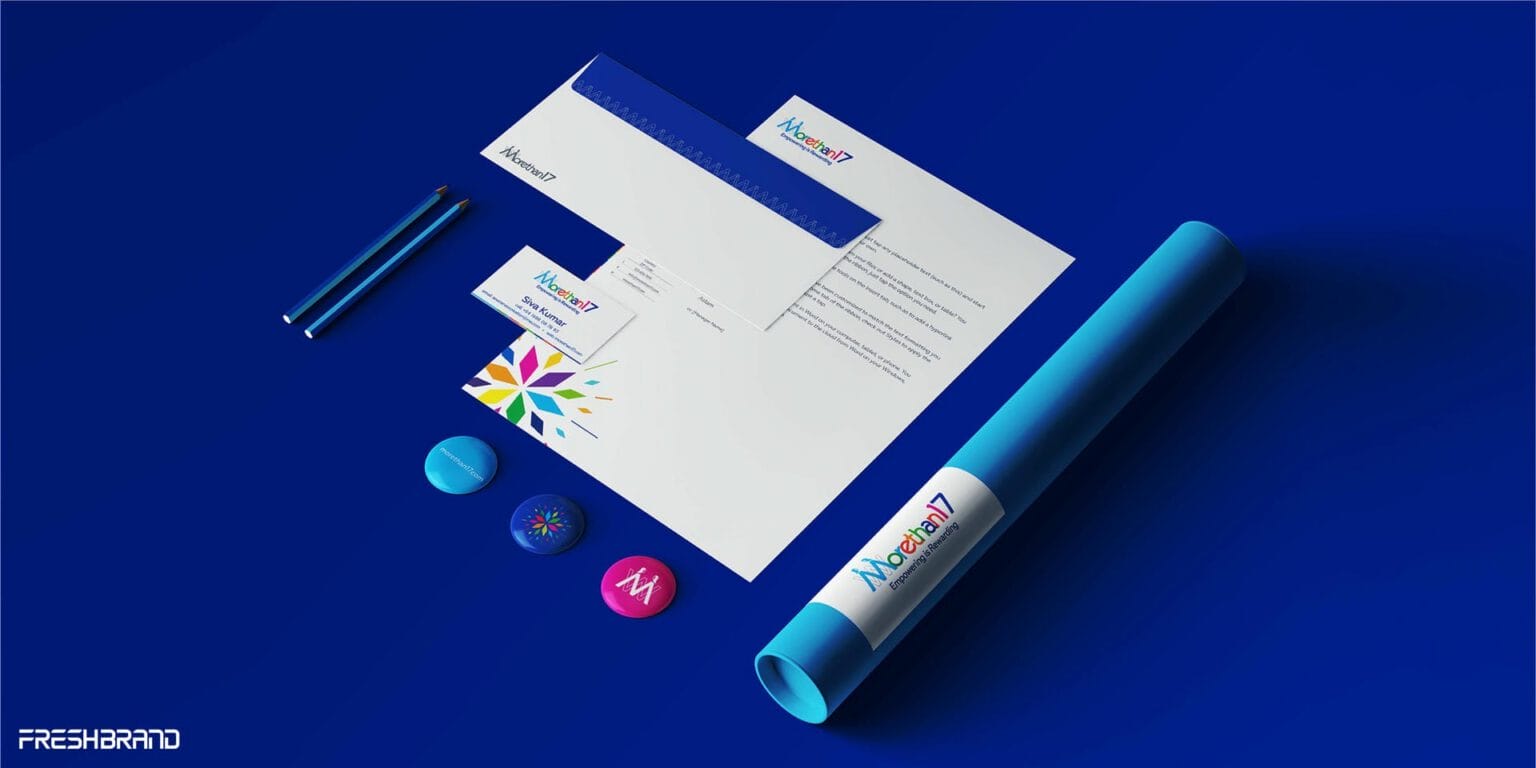 Morethan17 brand identity