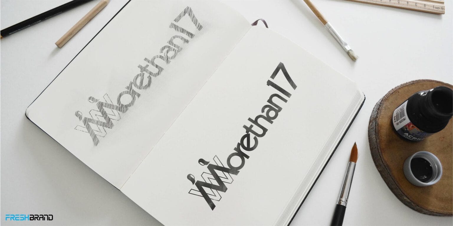 Morethan17 brand identity