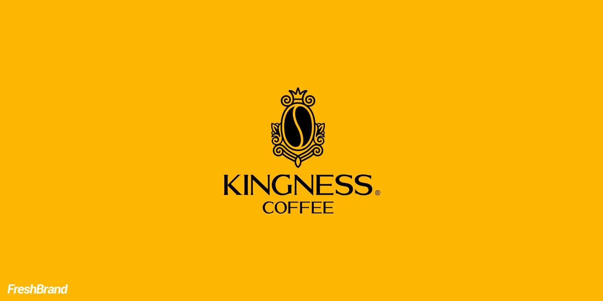 thiet ke logo nhan hieu kingness coffee freshbrand 2