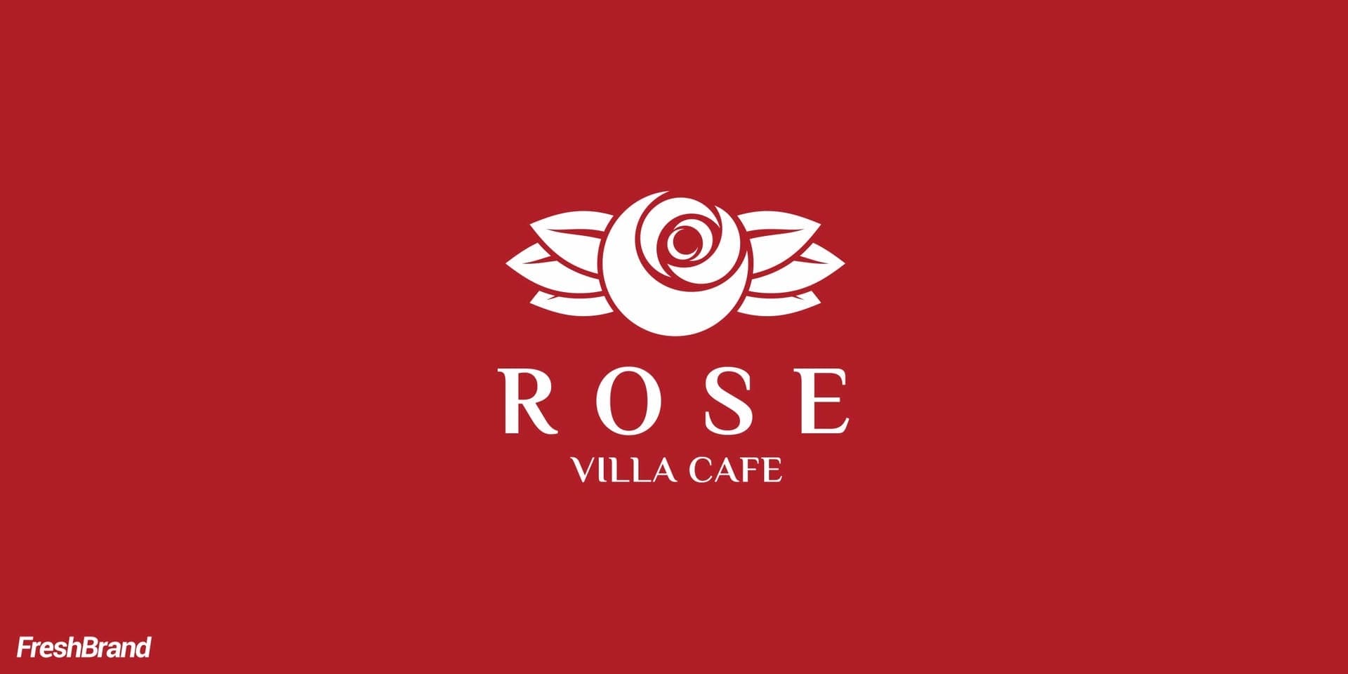thiet ke logo thuong hieu rose villa cafe freshbrand 9
