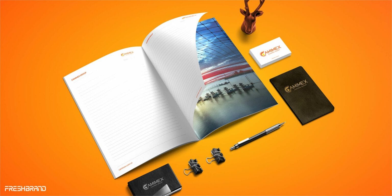 CAMIMEX notebook and business cards
