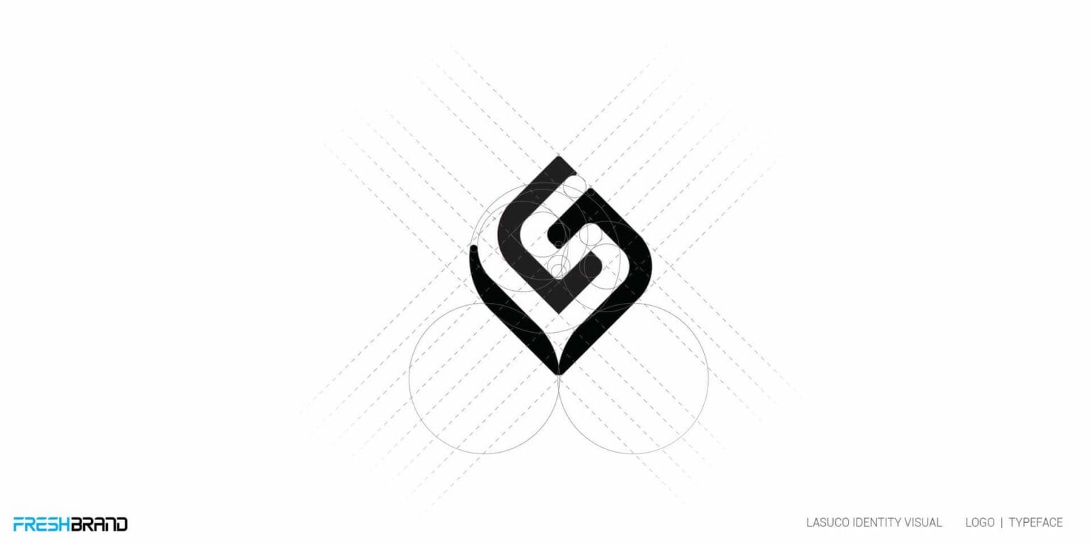 Construction grid of the Lasuco symbol
