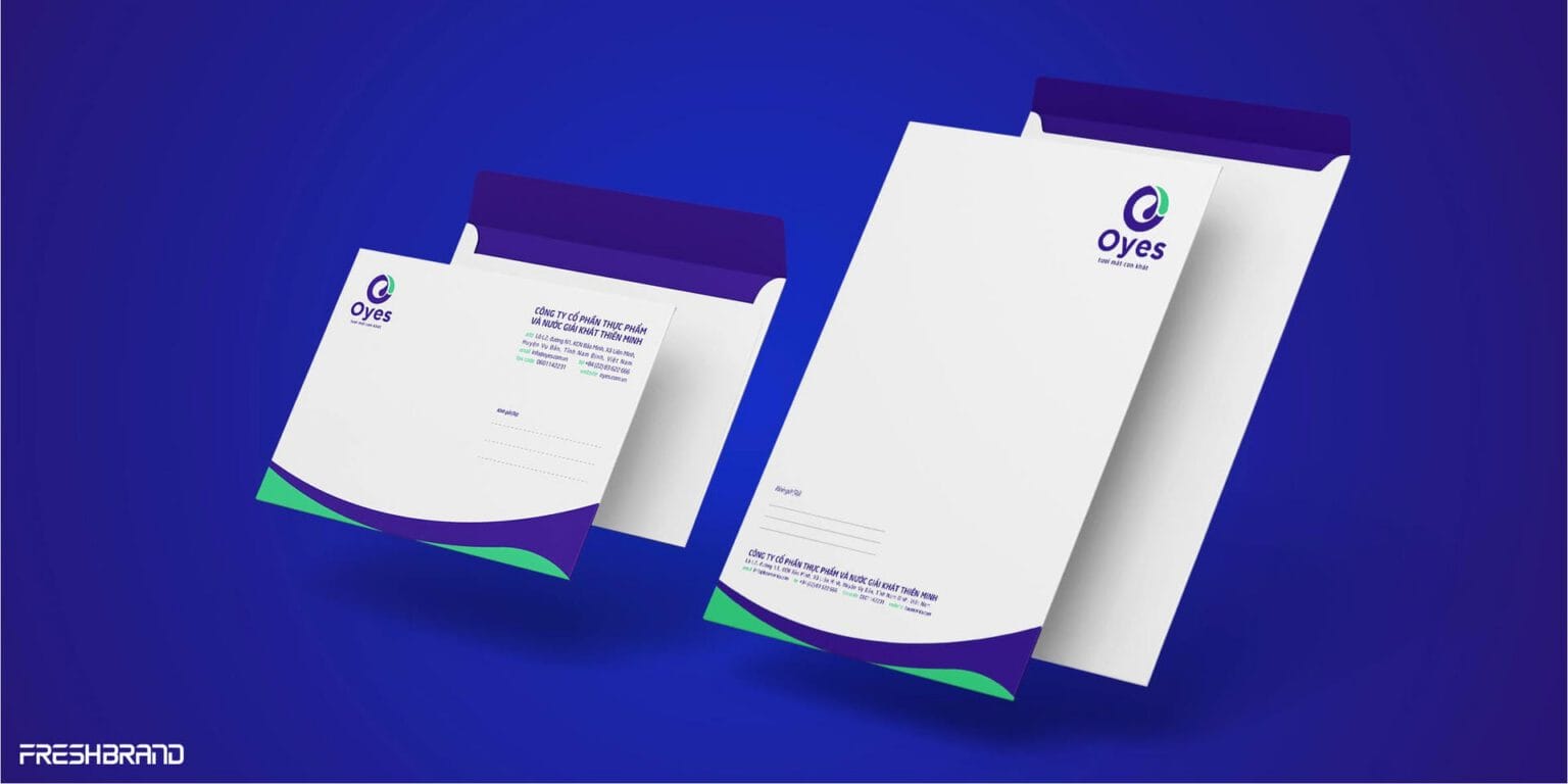 Oyes water brand identity