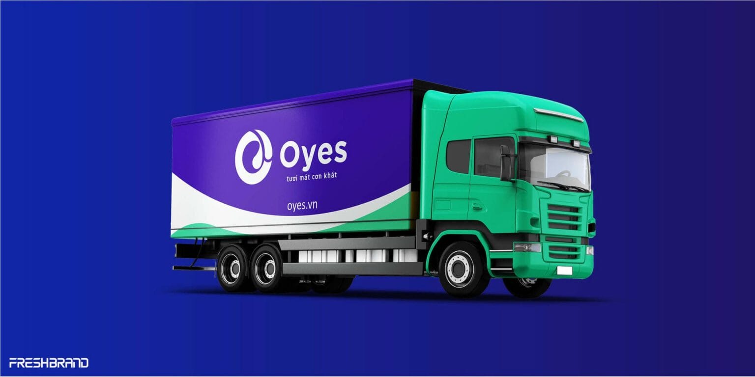 Xe tải mang nhận diện Oyes