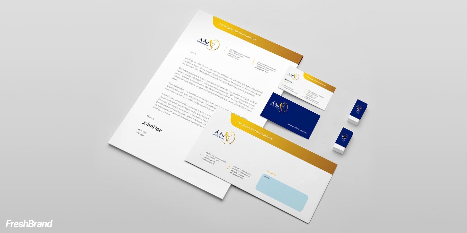 thiet ke nhan dien thuong hieu tham my vien a au freshbrand 15 1