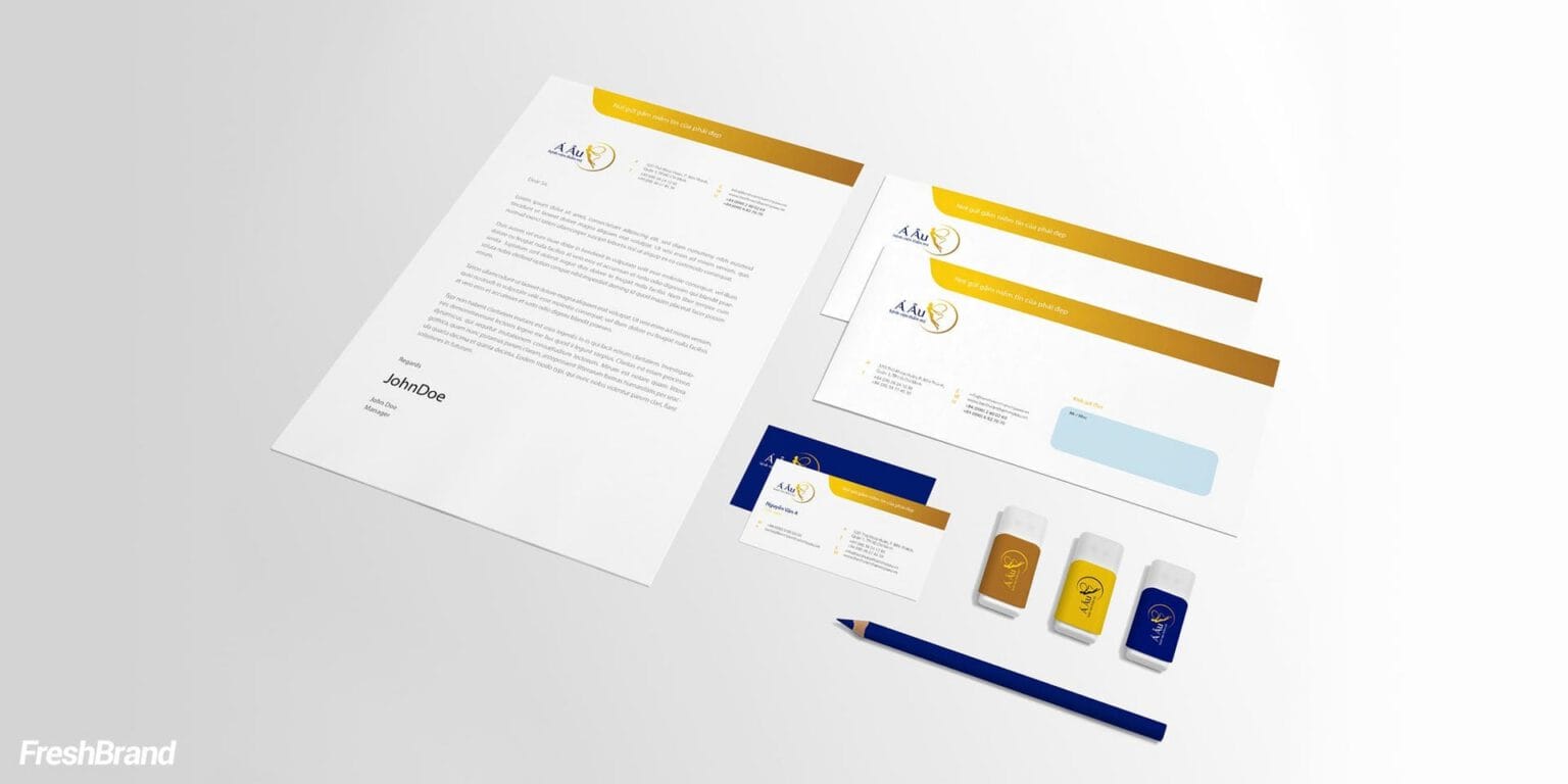 A Au Hospital brand identity