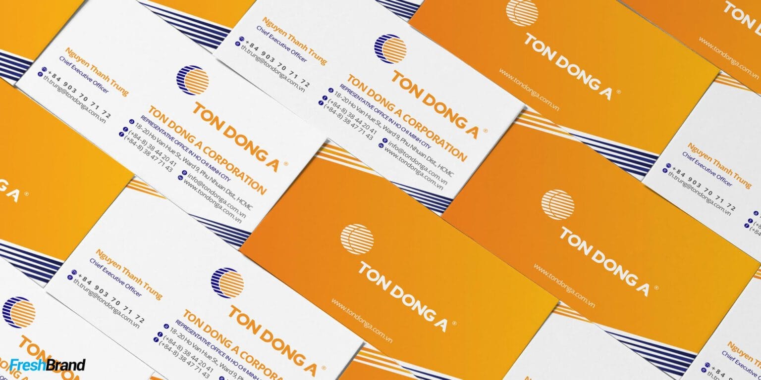 Ton Dong A business cards