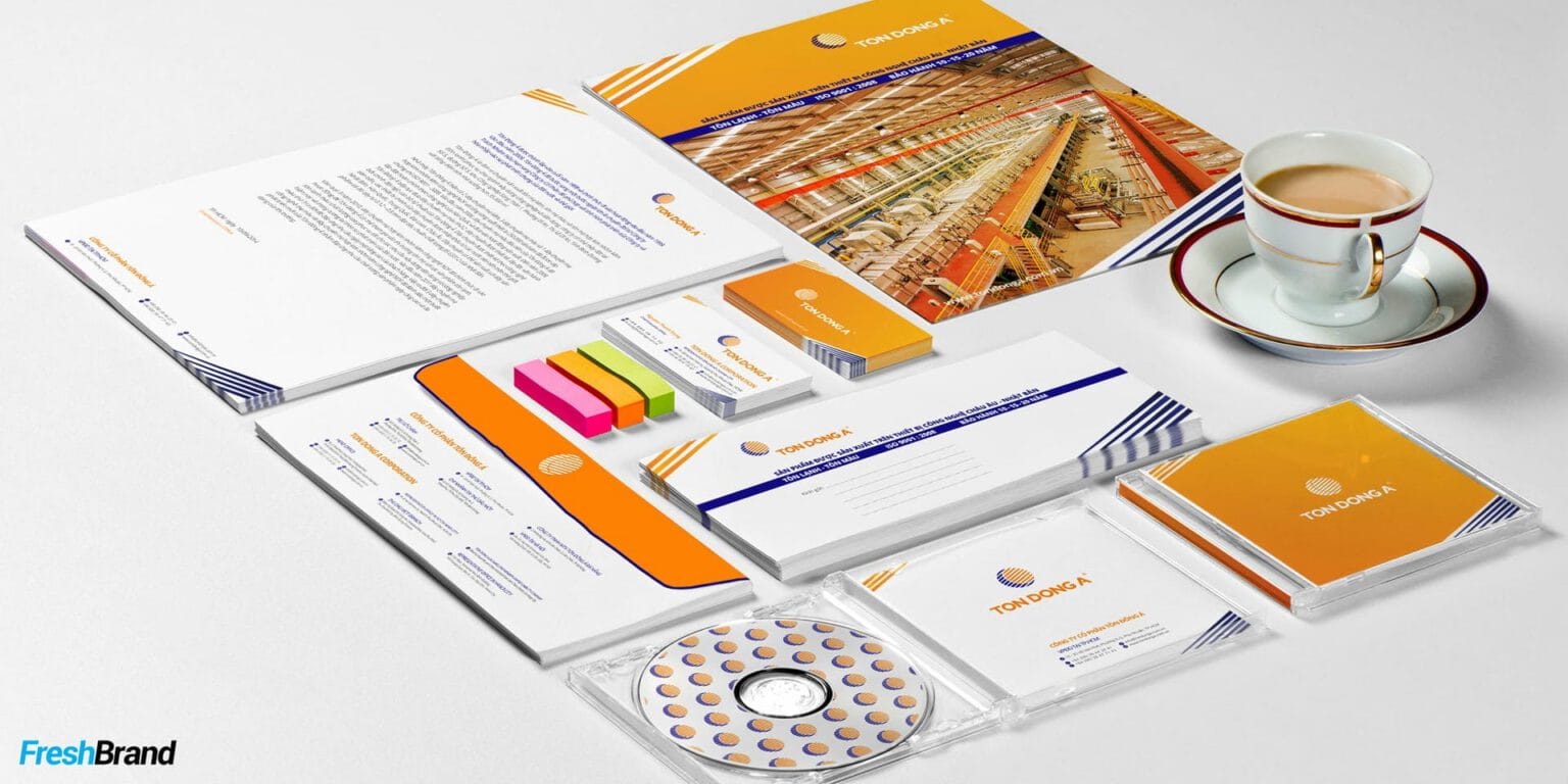 Ton Dong A office printed materials