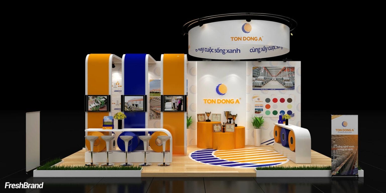 Ton Dong A trade fair booth
