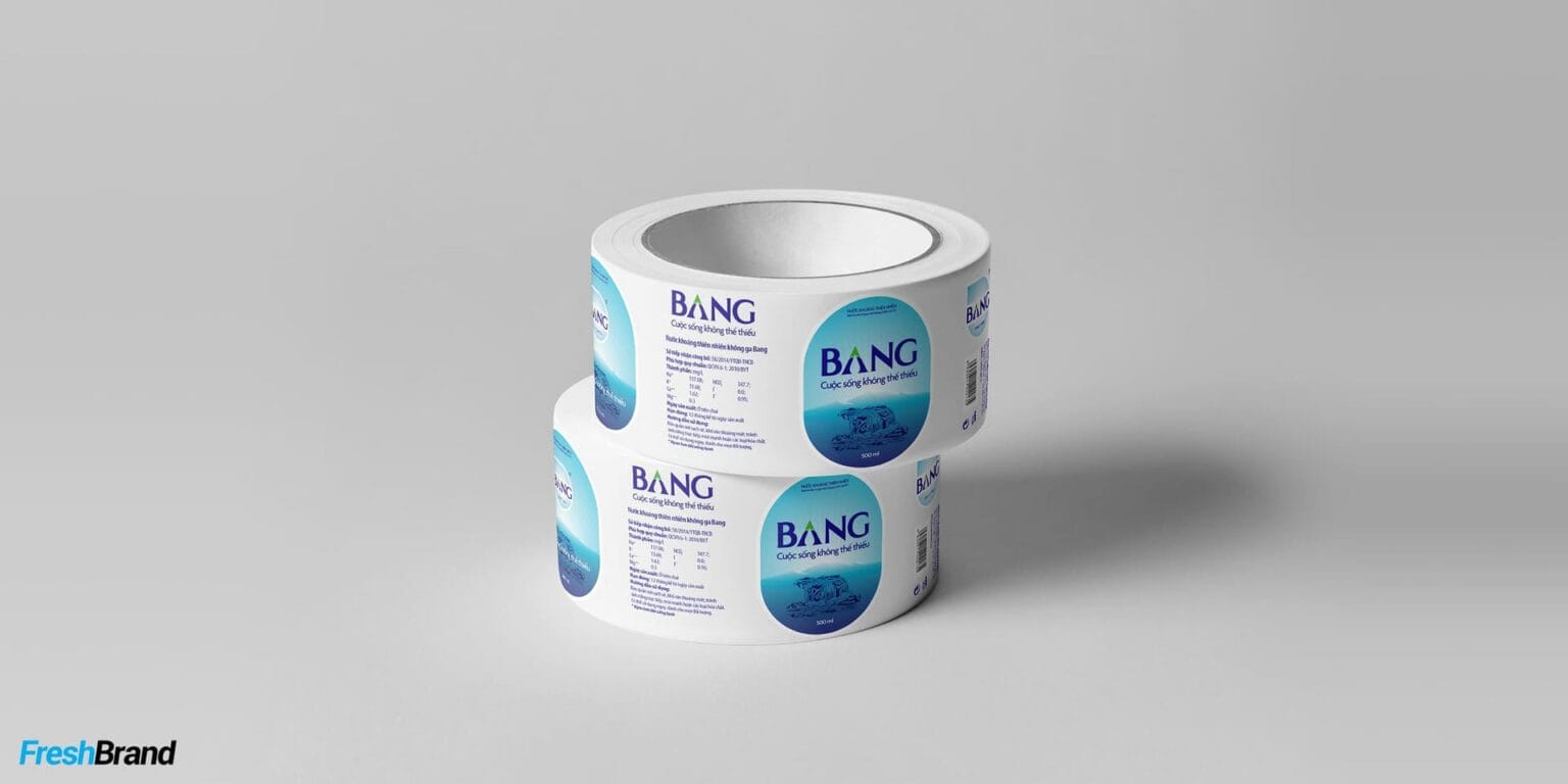 Bang water brand identity