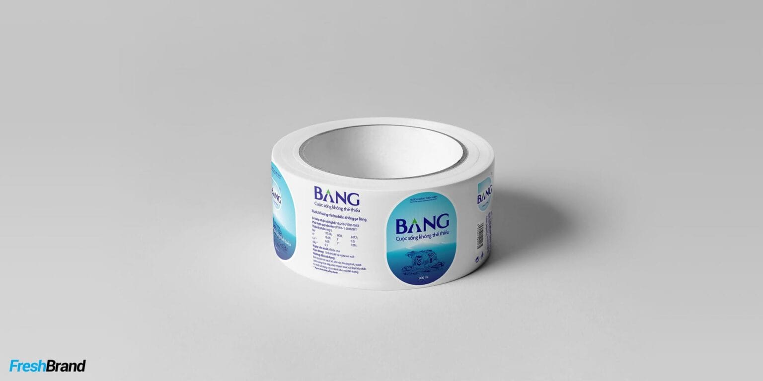 Bang water brand identity