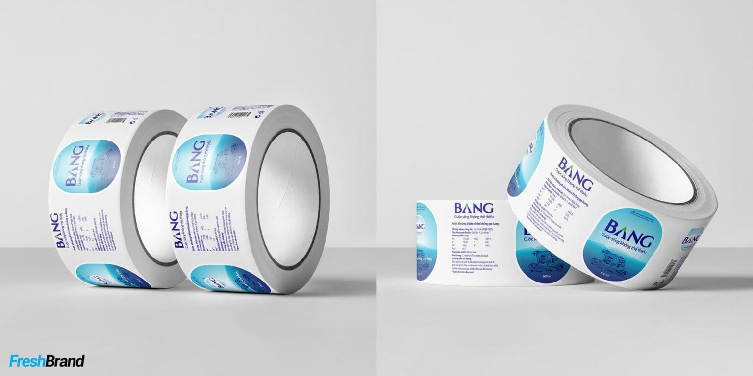 Bang water brand identity