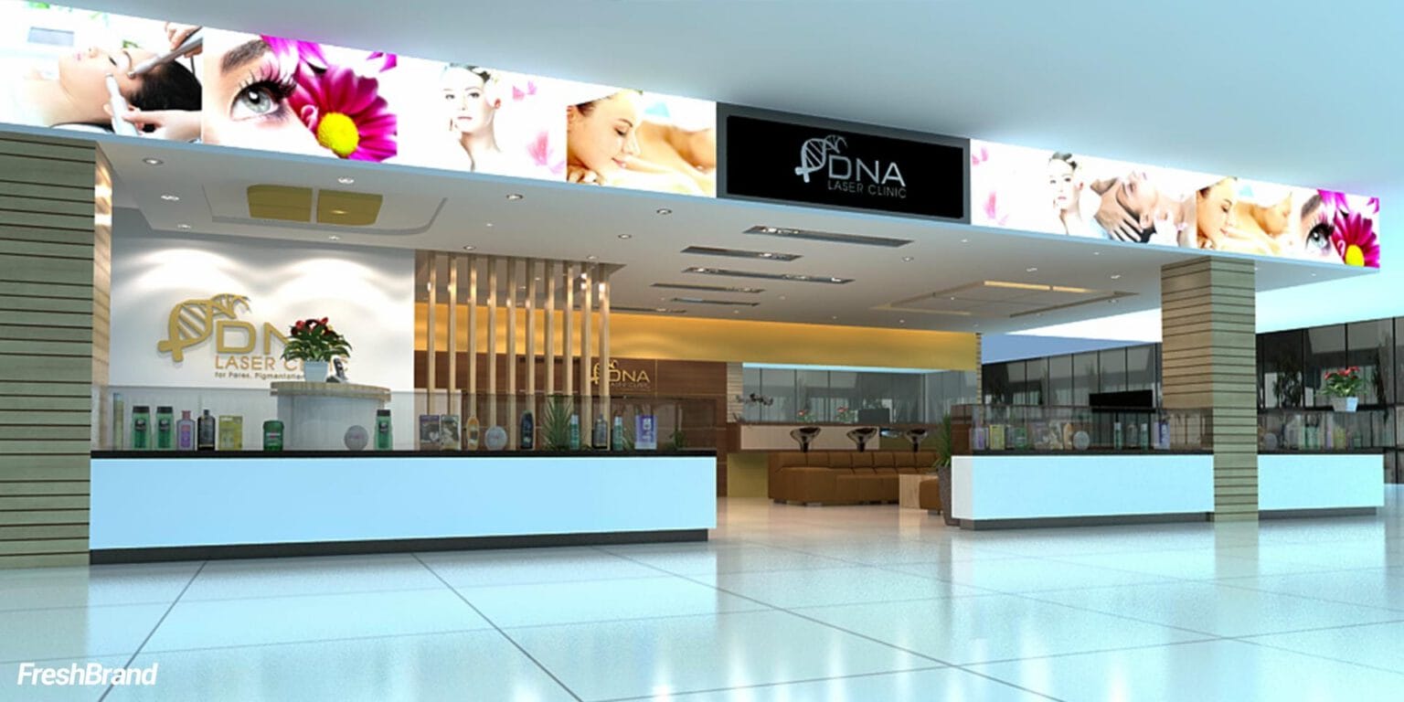 DNA Laser Clinic brand space
