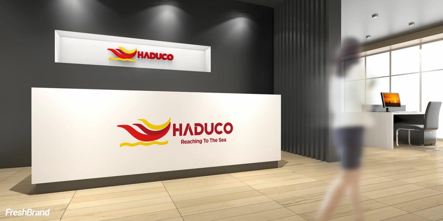 Quầy lễ tân văn phòng HADUCO