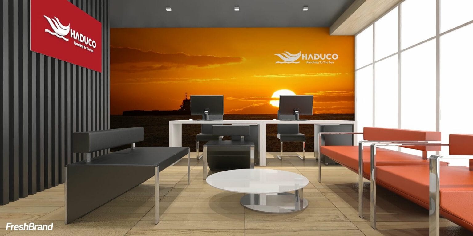 The HADUCO office reception area