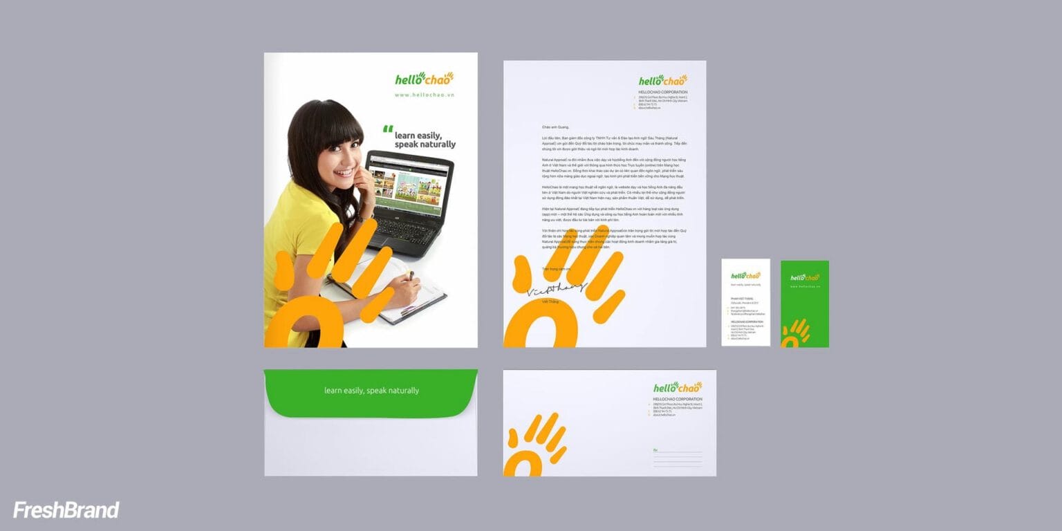HelloChao brand identity