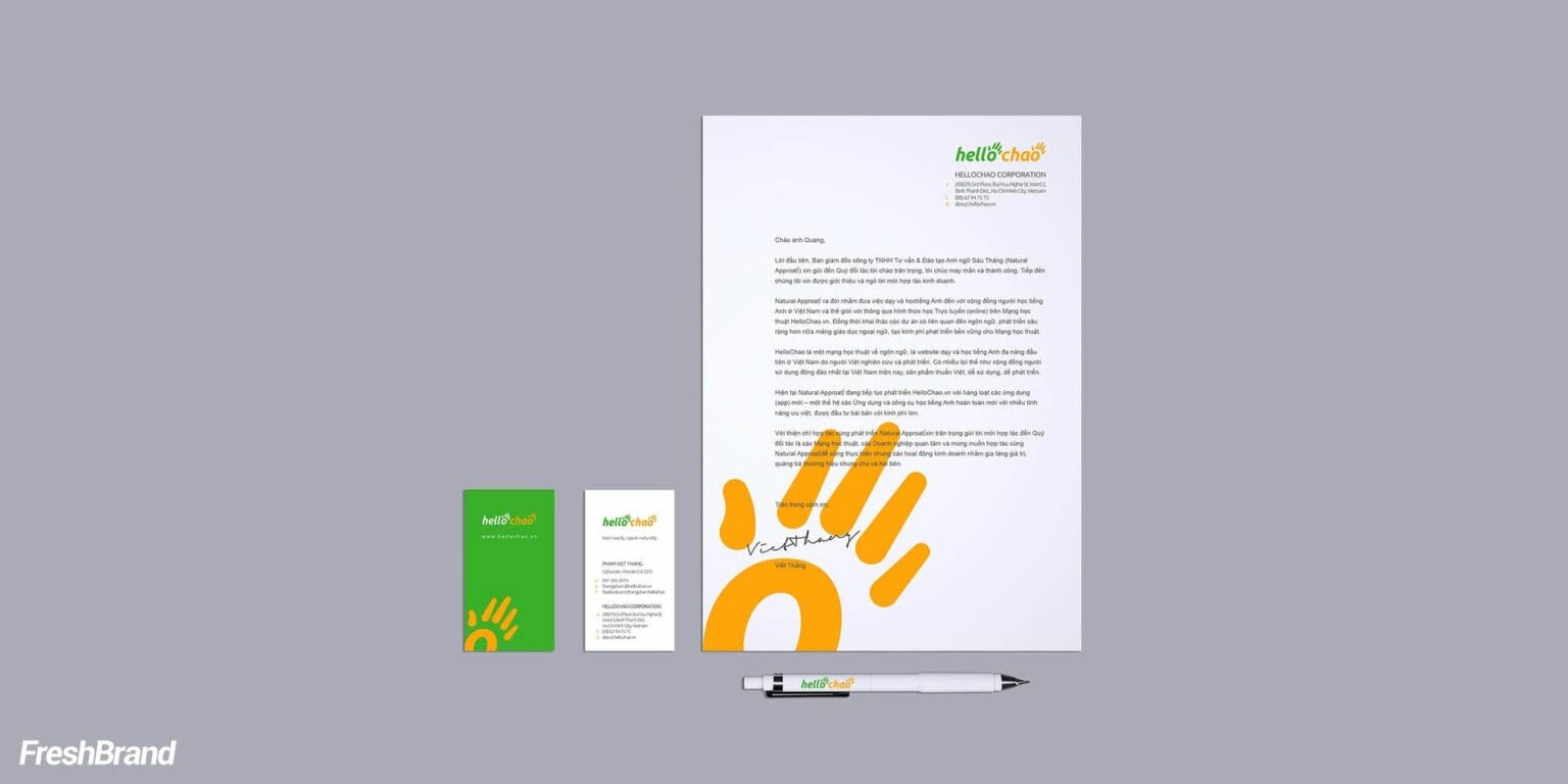 HelloChao brand identity