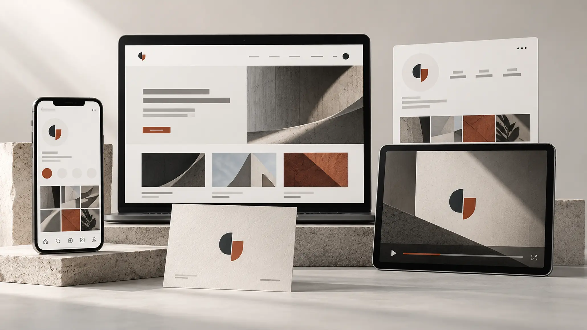 Logo xuất hiện nhất quán trên website, mạng xã hội và các nội dung Marketing.