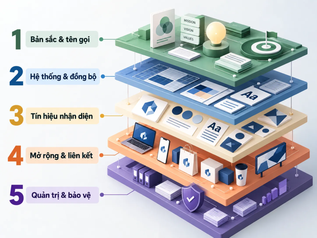 Framework năm lớp kiểm định hệ thống nhận diện từ bản sắc đến quản trị và bảo vệ