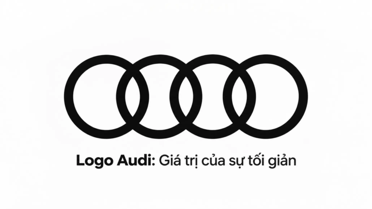 audi logo minimalist brand identity
