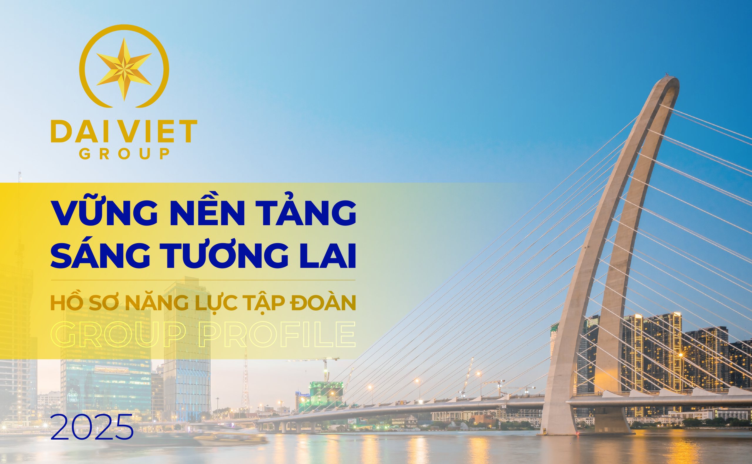 Bìa hồ sơ năng lực tập đoàn Đại Việt Group 2025